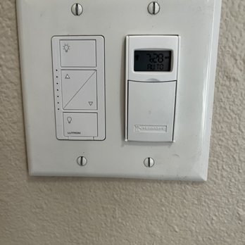 Trout Electric - Lutron/casseta switch Timer for outdoor lights - Electricians Near Me - Corona, California