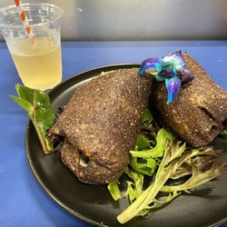 Vegan Farmacy - Zoidles wrap and lemon kombucha