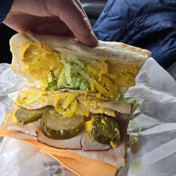 Lil Ginger’s Deli - Half turkey sub