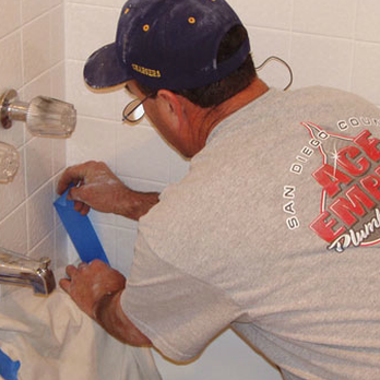 Ace Empire Plumbing - Moen Tub Shower valve replacement through wall $450 - Plumbing Near Me - Vista, California Ace Empire Plumbing - Moen Tub Shower valve replacement through wall $450 - Plumbing Near Me - Vista, California
