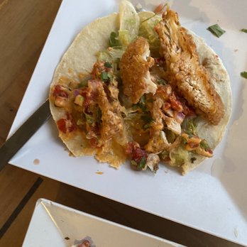 Crabby's Beachside Pavilion - chicken queso taco - Seafood Near Me - Clearwater Beach, Florida