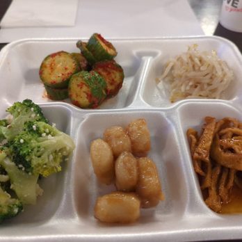 Soy Tofu - Included side dishes - Korean Near Me - La Palma, California