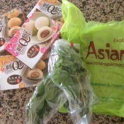 Asiana Supermarché - Retour des courses ! Mochi + basilic thaï