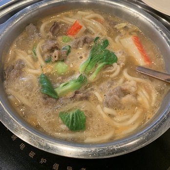 Chuan Pot - Spicy Miso Broth, Udon Noodles, Bok Choy, Imitation Crab Sticks, Beef - Hot Pot Near Me - Diamond Bar, California Chuan Pot - Spicy Miso Broth, Udon Noodles, Bok Choy, Imitation Crab Sticks, Beef - Hot Pot Near Me - Diamond Bar, California
