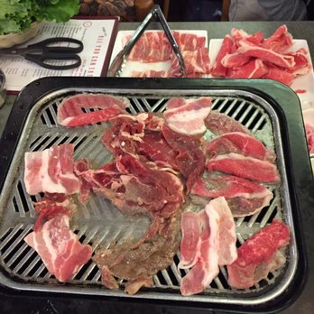 Jong Ga House - Brisket, bulgogi, and pork belly! Avoid coming with two people or you'll be stuck with the overhead grill. - Korean Near Me - Oakland, California