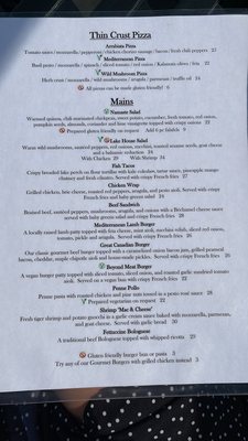 Menu photo 8 Lake House Restaurant Vineland, ON