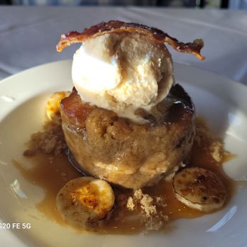 Alma Nove - Banana Bourbon Bread Pudding - Italian Near Me - Hingham, Massachusetts