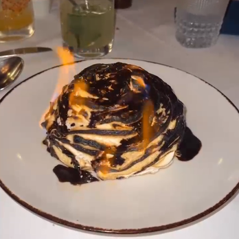 Atlantic Fish - Baked Alaska Flambe - Seafood Near Me - Boston, Massachusetts