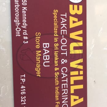 Bavu Villas - Sri Lankan Near Me - Toronto, Ontario