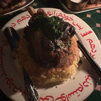 Leila - Lamb shank with crispy rice - Middle Eastern Near Me - San Diego, California