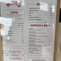 Drink menu May 2023 Drink menu May 2023