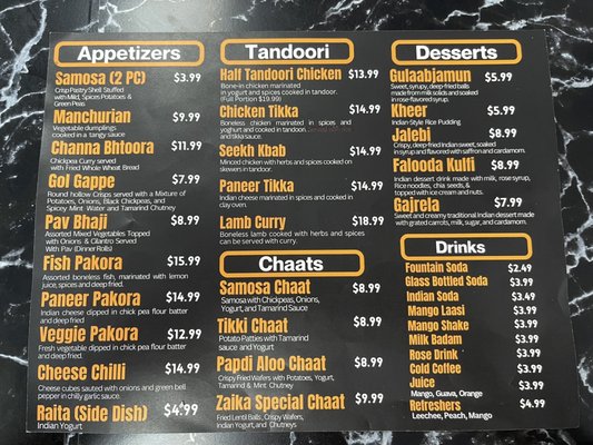 Menu photo 2 Zaika Bondurant, IA Menu photo 2 Zaika Bondurant, IA