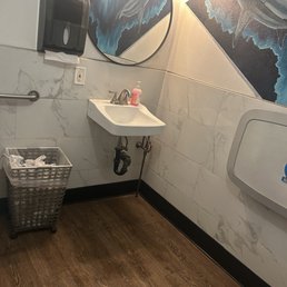 Clean restroom