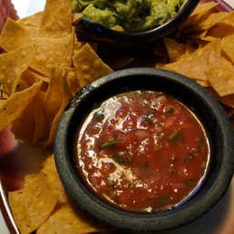 Guacamole and salsa
