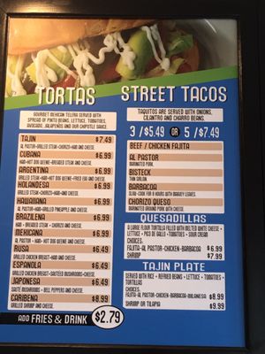 Menu photo 3 Tajin Mexican Cafe Baytown, TX