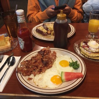 Joseph's Two Family Restaurant - The Lumberjack Breakfast and The Banana Supreme - Breakfast & Brunch Near Me - Waltham, Massachusetts