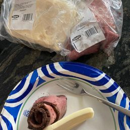 When you request sliced roast beef and swiss cheese and get 1/4" thick tiles of meat & cheese. When you request sliced roast beef and swiss cheese and get 1/4" thick tiles of meat & cheese.