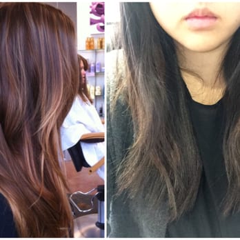 Studio 79 - the photo on the left is what I asked for, and the photo on the right is what I got for my $240 (before tip). NOT WORTH THE MONEY and TIME!! - Hair Salons Near Me - Diamond Bar, California