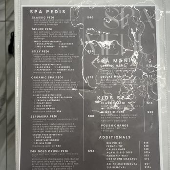 Aria Nail Bar - Menu - Nail Salons Near Me - Hayward, California