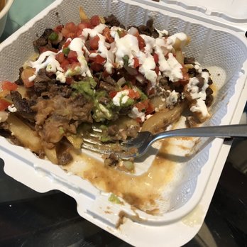 Vallarta Mexican Food - I got robbed with Carne asada fries. - Seafood Near Me - Lathrop, California