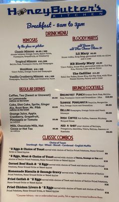 Menu photo 4 Honey Butter's Kitchen Williamsburg, VA