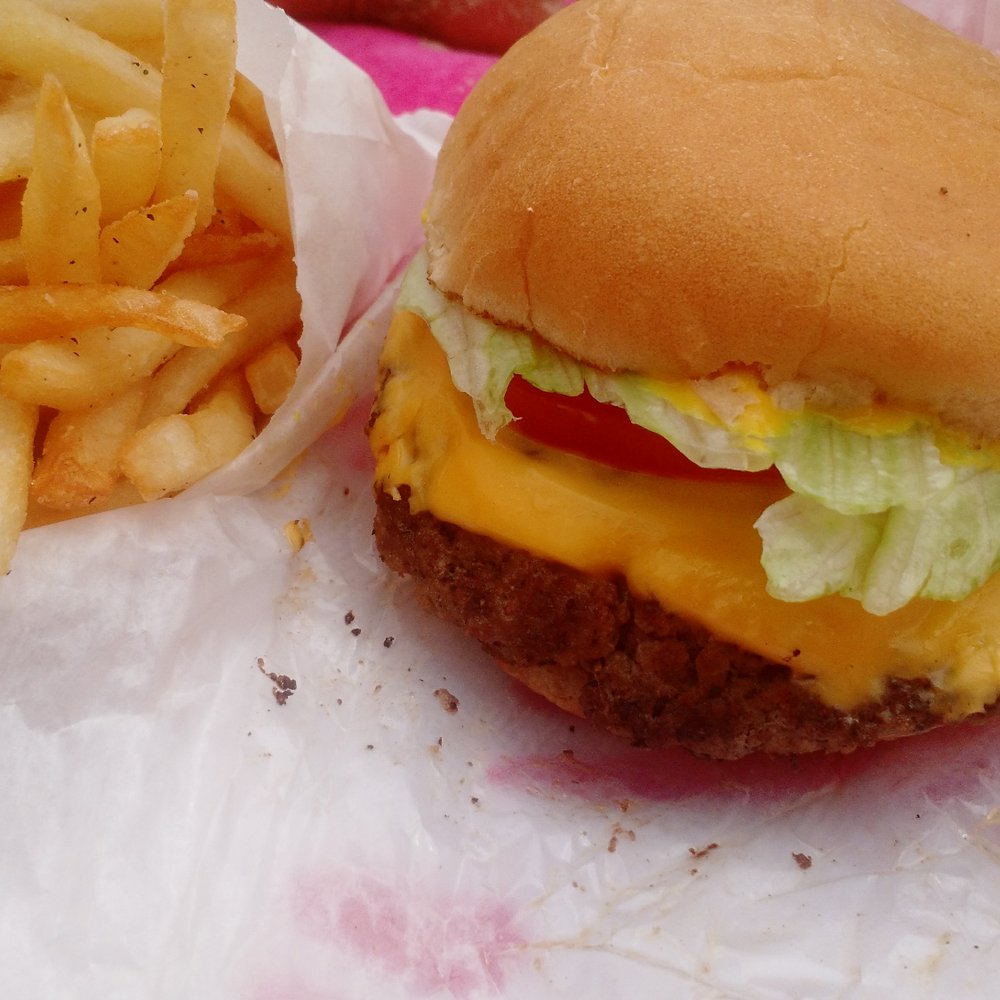 Dune Burger - Dune Burger with cheese & Fries - Burgers Near Me - Nags Head, North Carolina Dune Burger - Dune Burger with cheese & Fries - Burgers Near Me - Nags Head, North Carolina