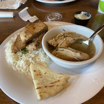 Taziki's Mediterranean Cafe - Plano - Chicken feast with lemon chicken soup - Mediterranean Near Me - Plano, Texas