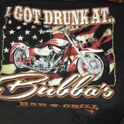 Bubba's Bar and Grill - I got crick at.. bubba's bar n grill, love my new shirt