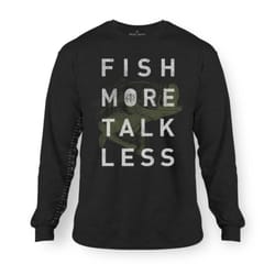 Stix & Stones Anglers & Hunters - Fish More Talk Less - Fishing Clothing