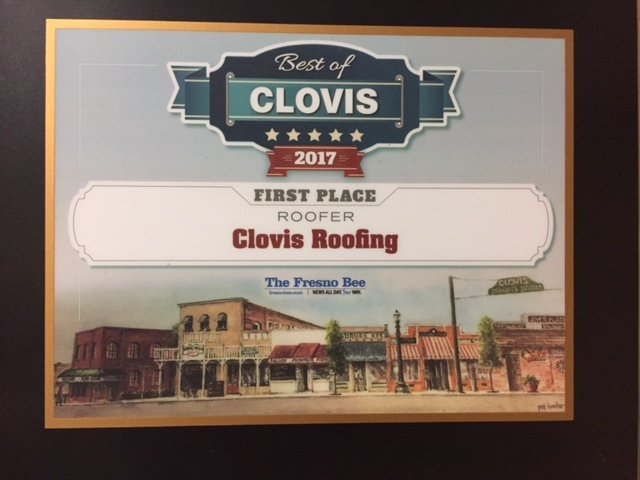 Slide of Clovis Roofing Company
