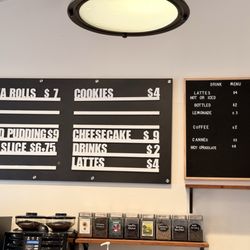 Butterkreme Queen - Menu on wall