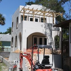 Joyful Home Improvement - Custom design of a pergola for a customer in New Smyrna Beach