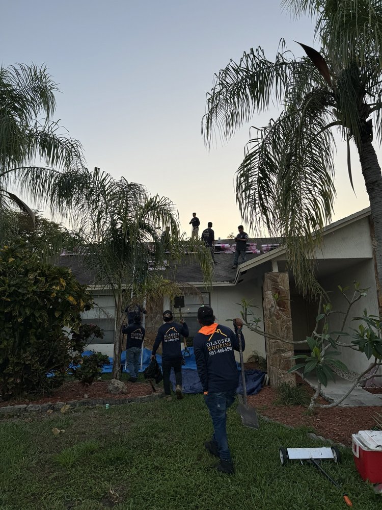 Slide of Glauser Roofing