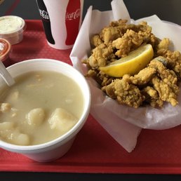 Chowder and whole clams