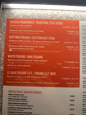 Menu photo 1 Orcagna Florence, FI Menu photo 1 Orcagna Florence, FI