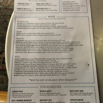 Republik Coffee - Drinks menu at night - Coffee & Tea Near Me - Pasadena, California