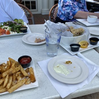 Riverwalk Restaurant - a table full of food - New American Near Me - Yorktown, Virginia Riverwalk Restaurant - a table full of food - New American Near Me - Yorktown, Virginia