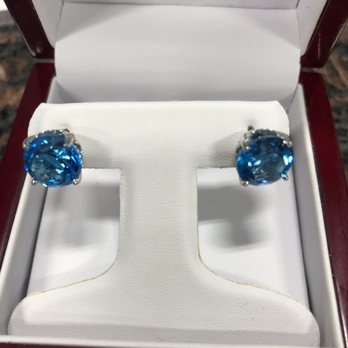 Classique Jewelers - Blue Topaz Earrings - Jewelry Near Me - Frisco, Texas Classique Jewelers - Blue Topaz Earrings - Jewelry Near Me - Frisco, Texas