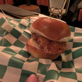 Mommy's Cocktail Bar - Fried Chicken Sandwich - Cocktail Bars Near Me - Brooklyn, New York