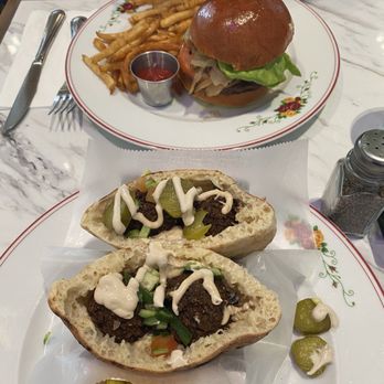 Cafe Landwer - Falafel Pita Sandwich (V) Landwer Burger - Cafes Near Me - Los Angeles, California Cafe Landwer - Falafel Pita Sandwich (V) Landwer Burger - Cafes Near Me - Los Angeles, California