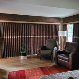 Custom Cornice and Drapes  - Drapery