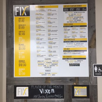The Fix - Menu - Desserts Near Me - Draper, Utah