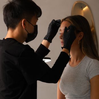Inked VIP Studio - Consultation before procedure - designing perfect brows. - Permanent Makeup Near Me - Garden Grove, California Inked VIP Studio - Consultation before procedure - designing perfect brows. - Permanent Makeup Near Me - Garden Grove, California