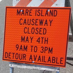 Announced closure for early May