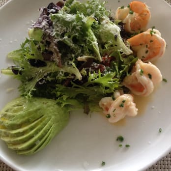 Verde - Warm shrimp salad. The shrimp are very large and well seasoned. Avocado sculpted Into a shell...nice - New American Near Me - Miami, Florida Verde - Warm shrimp salad. The shrimp are very large and well seasoned. Avocado sculpted Into a shell...nice - New American Near Me - Miami, Florida