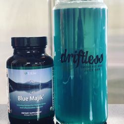 Driftless Smoothie & Juice Bar - Blue Majik limeade!