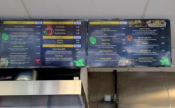 Menu photo 1 Gyro Heroes Seattle, WA