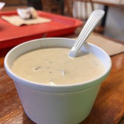Basco Grill - Clam chowder. Tasty.