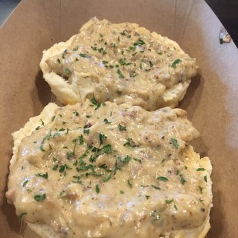 Front Porch Coffee Co. & Bakery - Biscuits and gravy - Coffee & Tea Near Me - Abilene, Texas