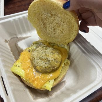 Swell Nitro Coffee - Tiny sausage patty - Coffee & Tea Near Me - South Portland, Maine